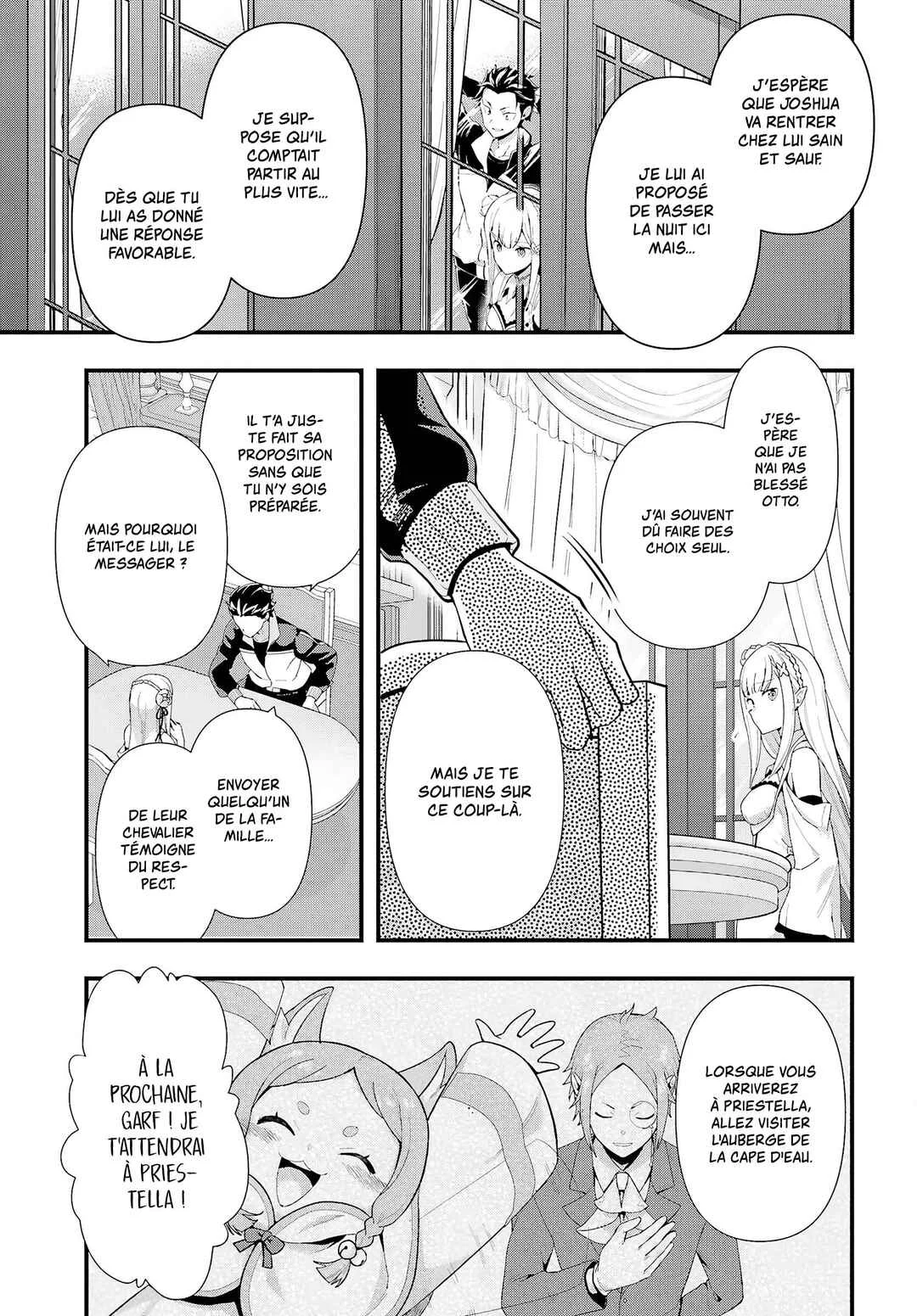 Re:Zero kara Hajimeru Isekai Seikatsu: Dai 5-shou—Mizu no Miyako to Eiyuu no Uta Chapitre 1.1: Vers Priestella, la cité aux scandales. - Page 19