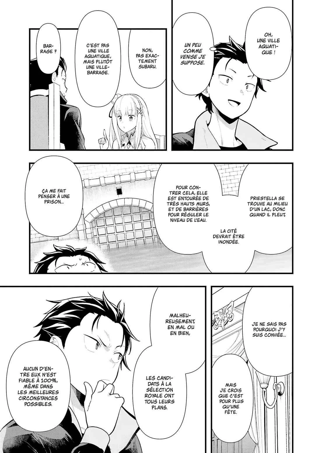 Re:Zero kara Hajimeru Isekai Seikatsu: Dai 5-shou—Mizu no Miyako to Eiyuu no Uta Chapitre 1.1: Vers Priestella, la cité aux scandales. - Page 21
