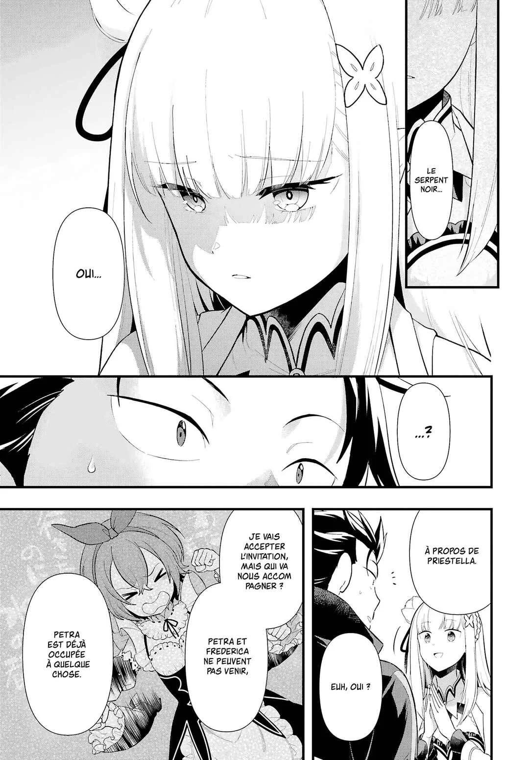 Re:Zero kara Hajimeru Isekai Seikatsu: Dai 5-shou—Mizu no Miyako to Eiyuu no Uta Chapitre 1.1: Vers Priestella, la cité aux scandales. - Page 23