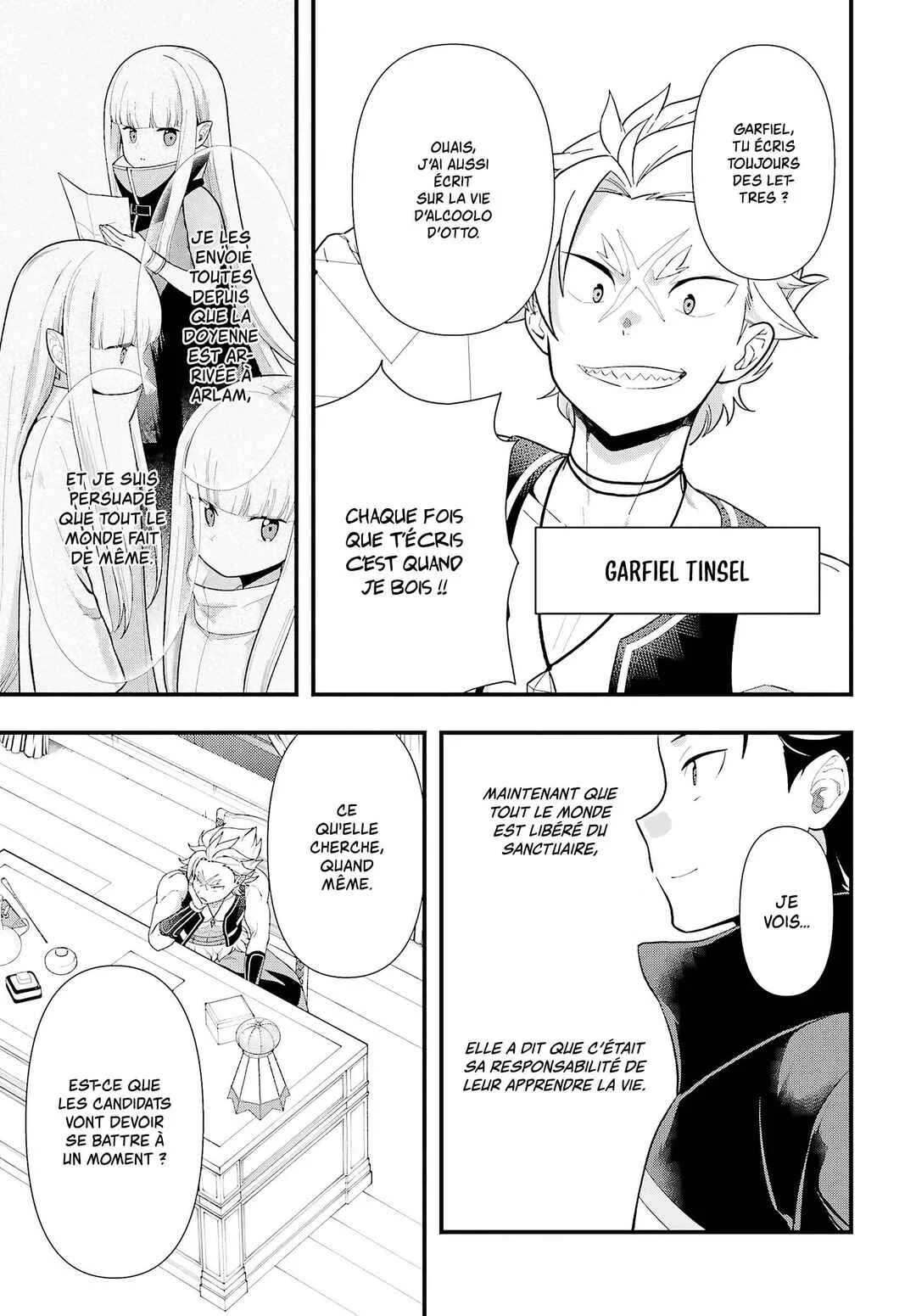 Re:Zero kara Hajimeru Isekai Seikatsu: Dai 5-shou—Mizu no Miyako to Eiyuu no Uta Chapitre 1.1: Vers Priestella, la cité aux scandales. - Page 27