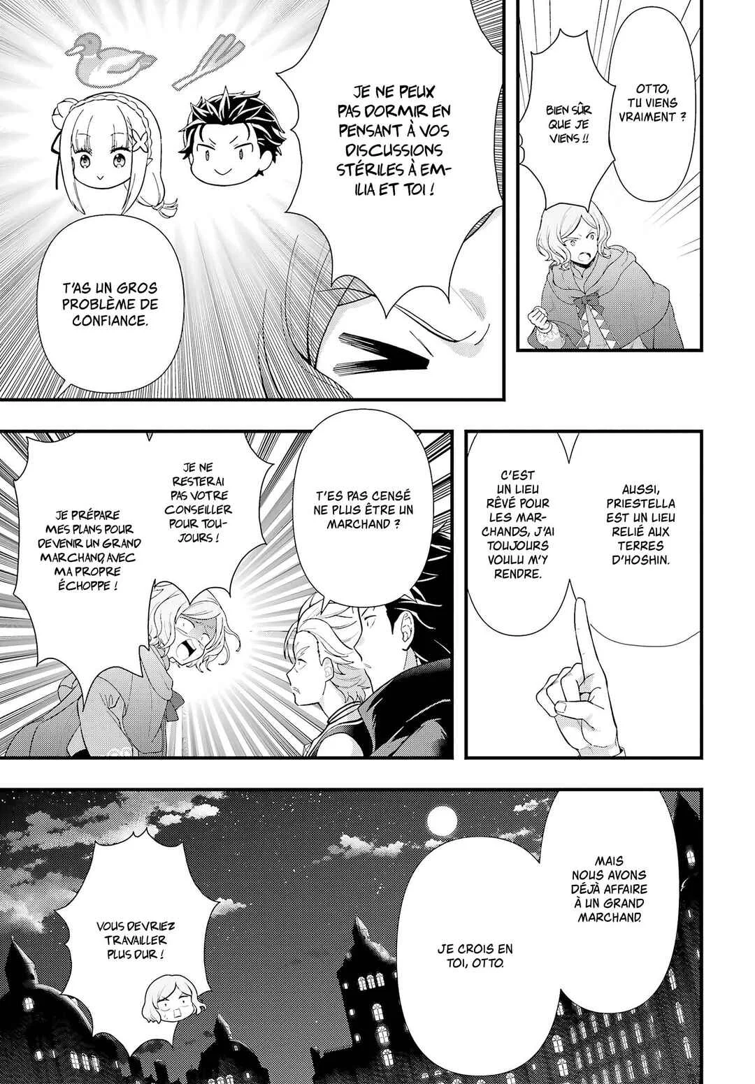 Re:Zero kara Hajimeru Isekai Seikatsu: Dai 5-shou—Mizu no Miyako to Eiyuu no Uta Chapitre 1.1: Vers Priestella, la cité aux scandales. - Page 29