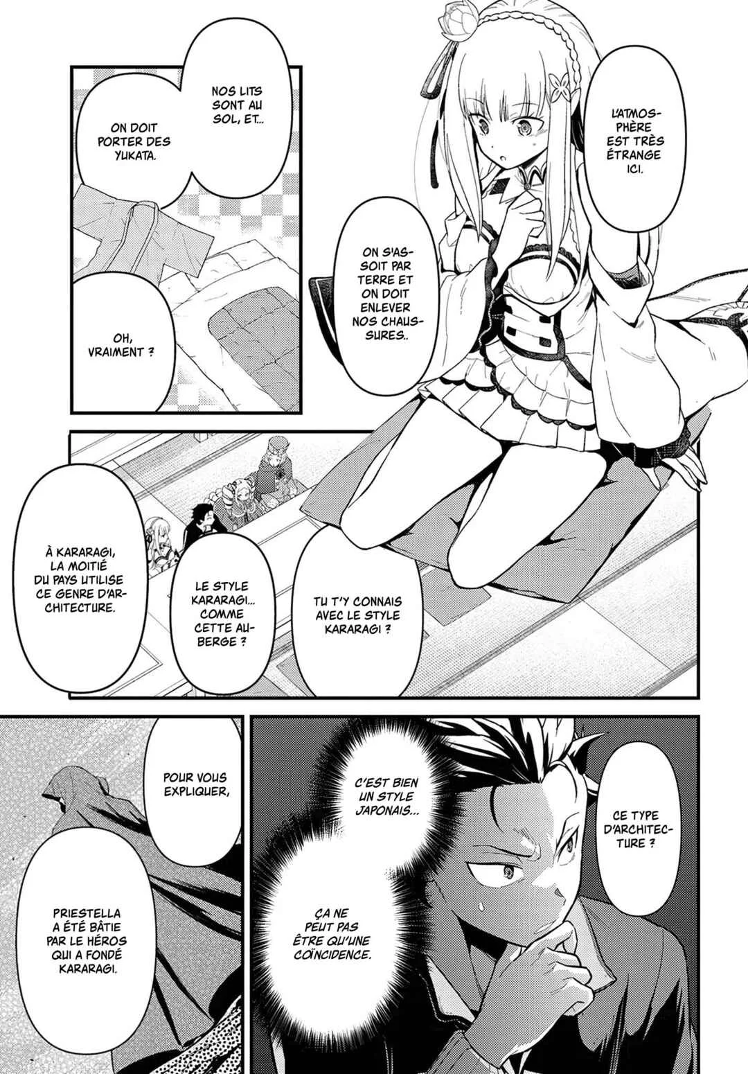 Re:Zero kara Hajimeru Isekai Seikatsu: Dai 5-shou—Mizu no Miyako to Eiyuu no Uta Chapitre 2.1: L'auberge de la cape d'eau - Page 5