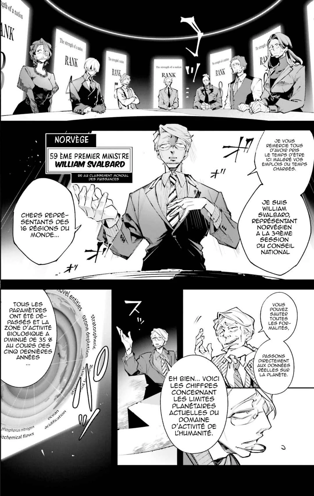 Rekkyou Sensen Chapitre 1: une conférence à  l'echelle de la planète - Page 4