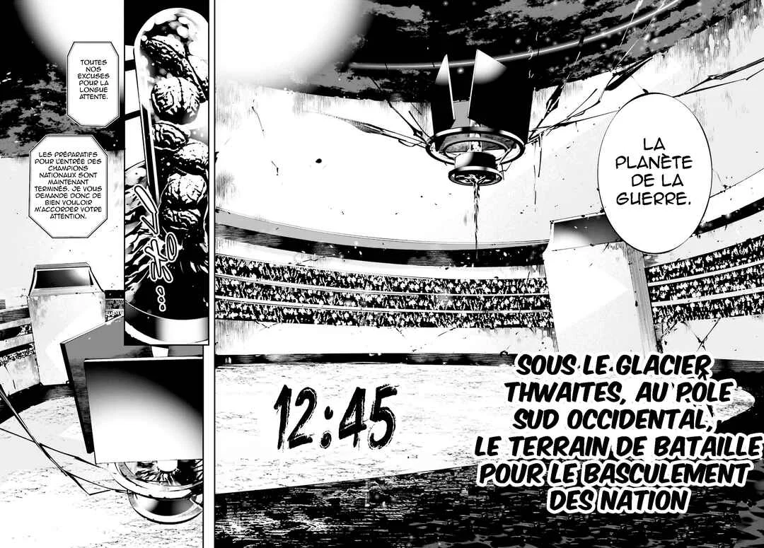 Rekkyou Sensen Chapitre 1: une conférence à  l'echelle de la planète - Page 38