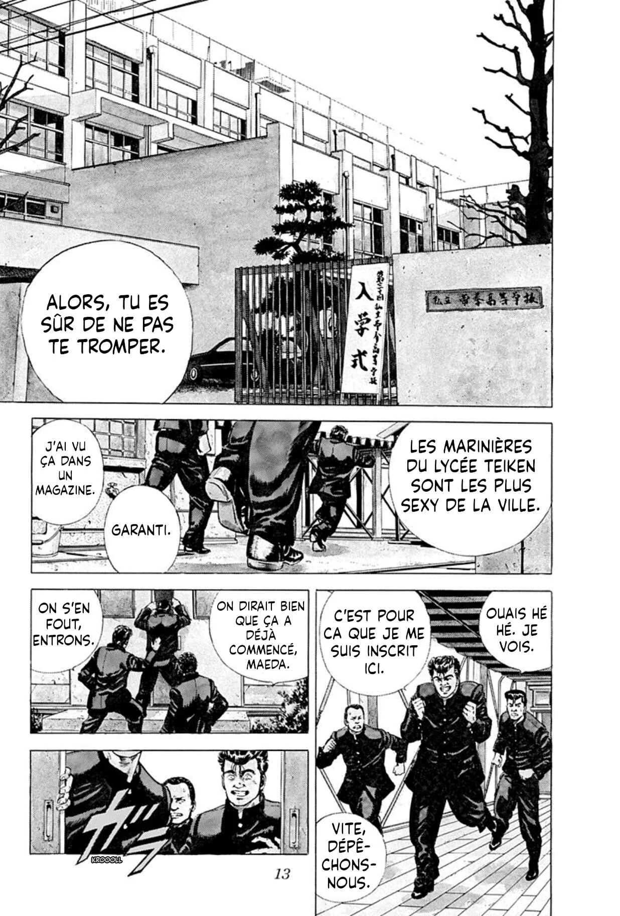 Rokudenashi Blues Chapitre 1: Here comes Taison - Page 9
