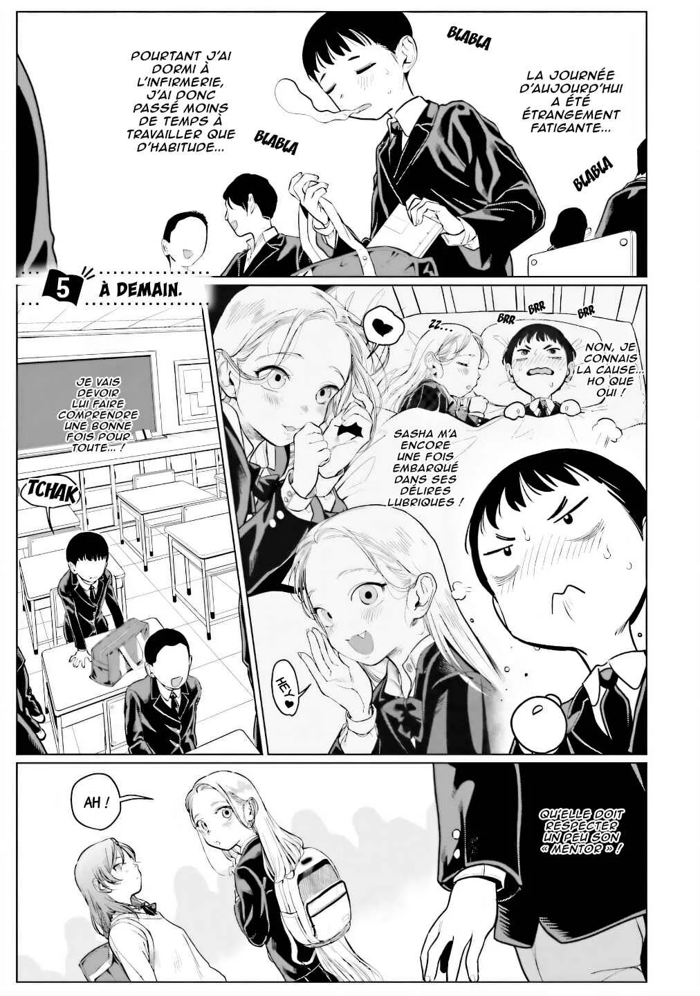 Sasha-chan to Classmate Otaku-kun Chapitre 5: À demain. - Page 1