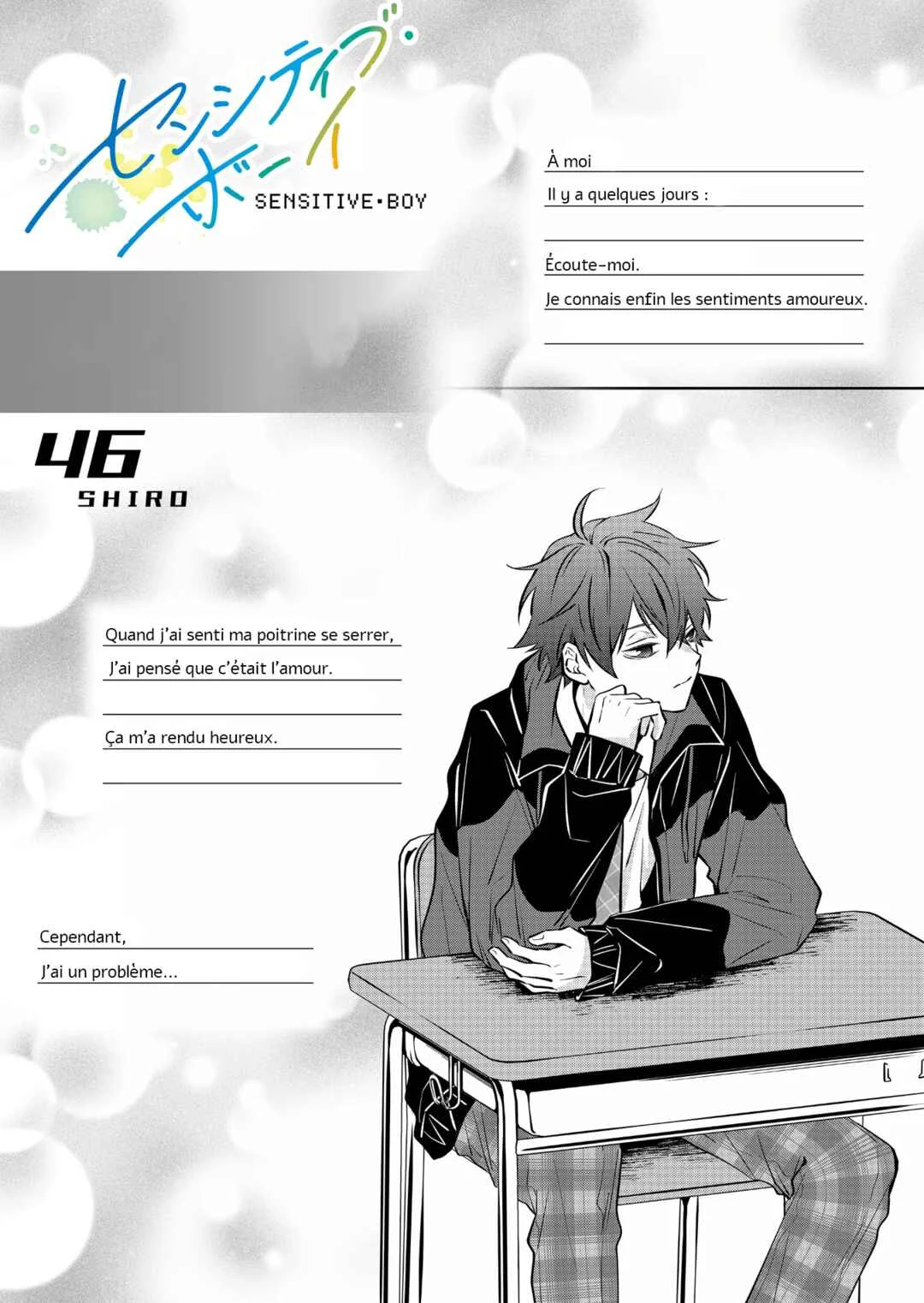 Sensitive Boy Chapitre 5: Je dois lui dire - Page 2