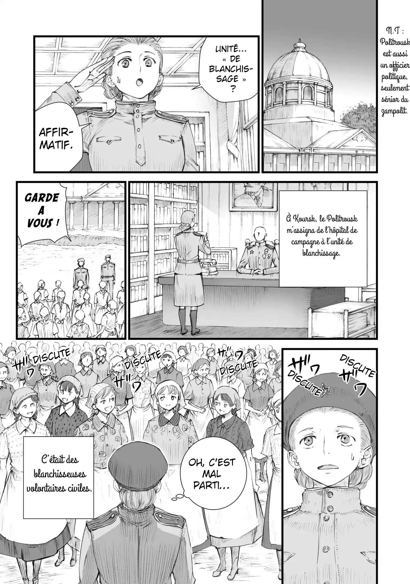 Sensou wa Onna no Kao o Shiteinai Chapitre 1: Du savon spécial "K" - Page 7