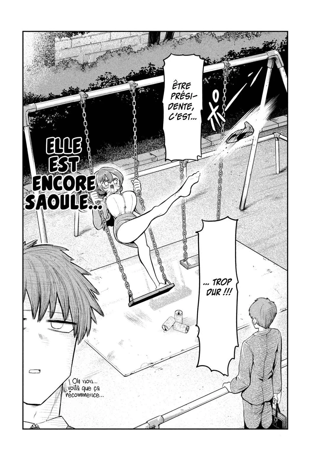 Shachou to Sake to Hoshi Chapitre 2: La présidente et la balançoire - Page 6