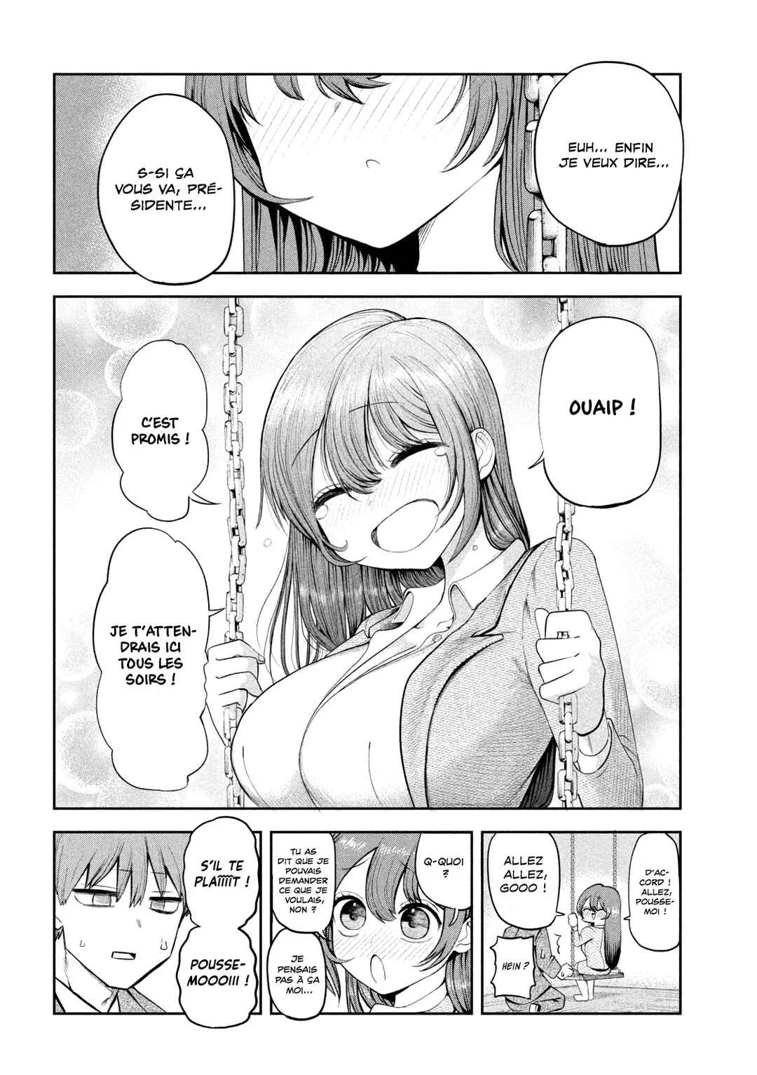 Shachou to Sake to Hoshi Chapitre 2: La présidente et la balançoire - Page 16