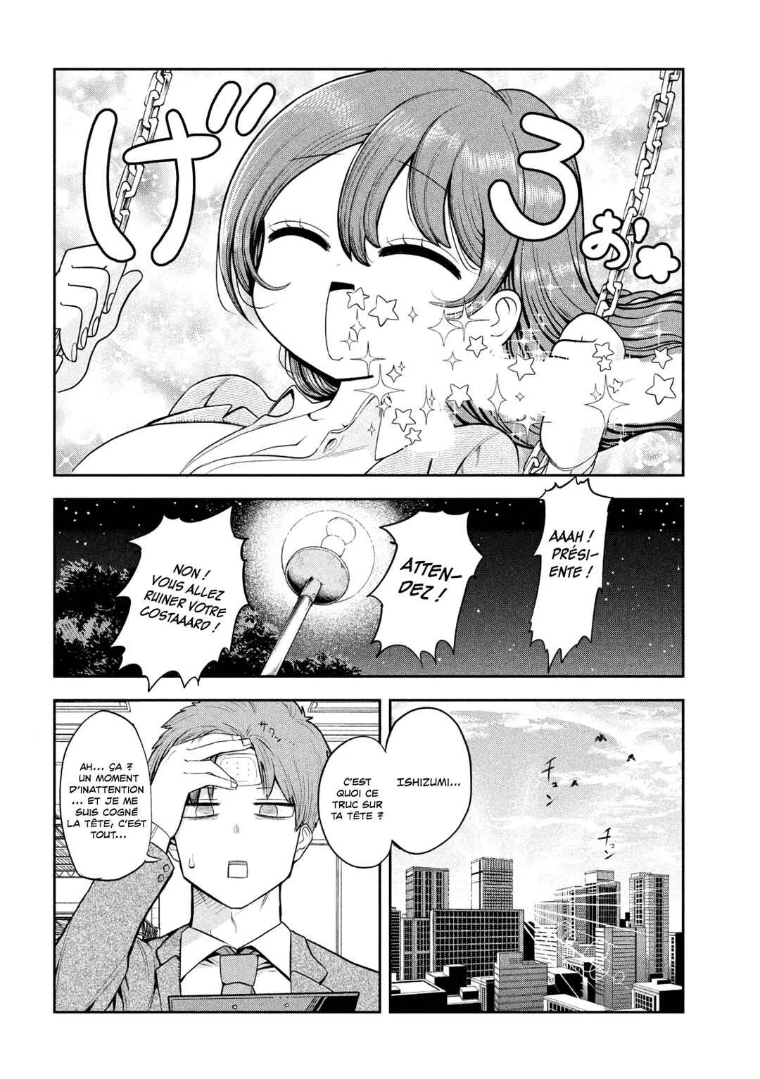 Shachou to Sake to Hoshi Chapitre 2: La présidente et la balançoire - Page 18