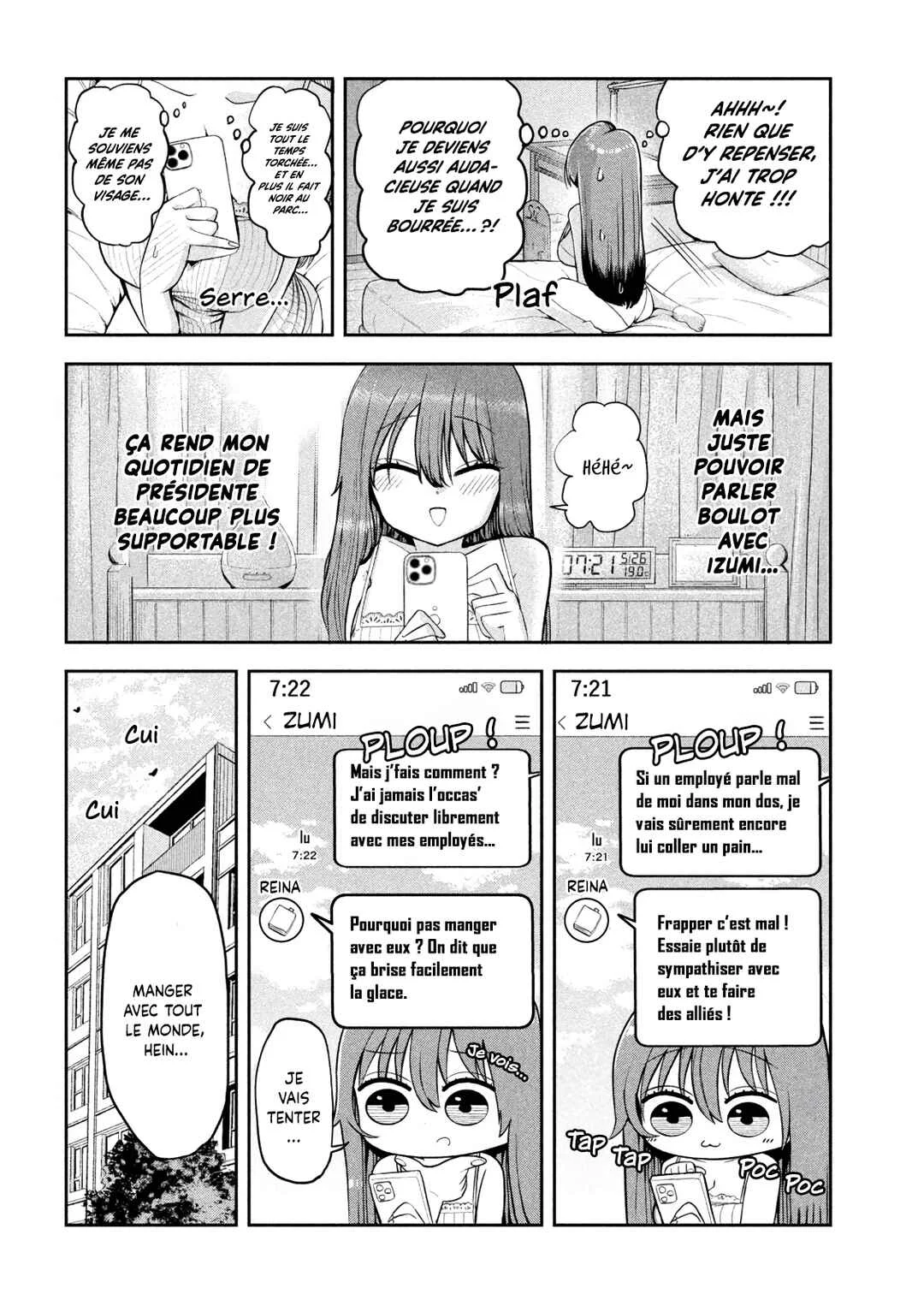 Shachou to Sake to Hoshi Chapitre 4: La présidente et le bento - Page 2