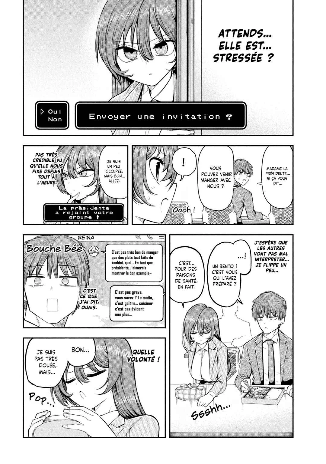 Shachou to Sake to Hoshi Chapitre 4: La présidente et le bento - Page 6
