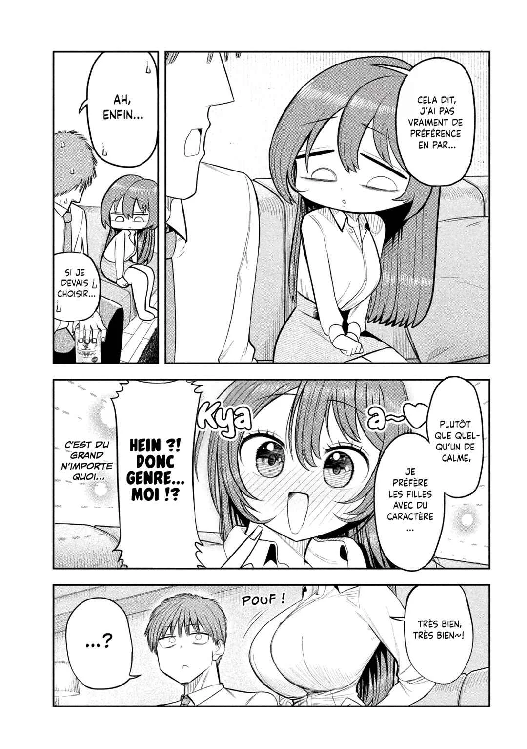 Shachou to Sake to Hoshi Chapitre 5: La présidente et la beuverie à la maison - Page 12