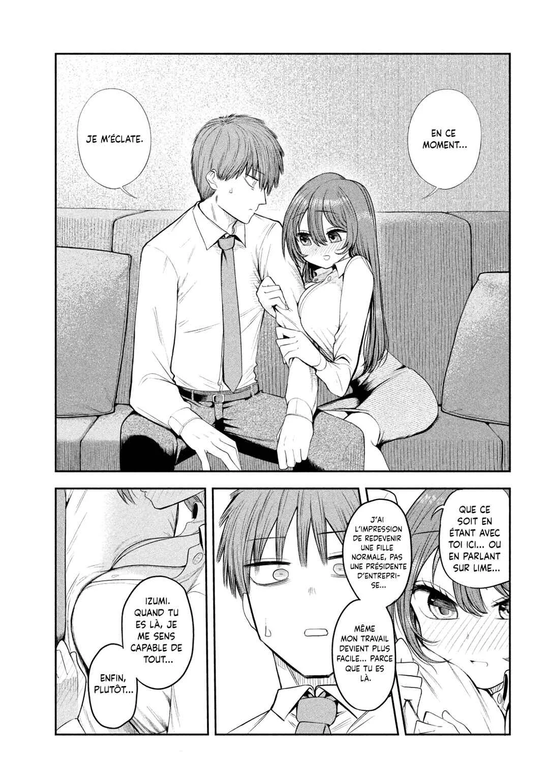 Shachou to Sake to Hoshi Chapitre 5: La présidente et la beuverie à la maison - Page 16