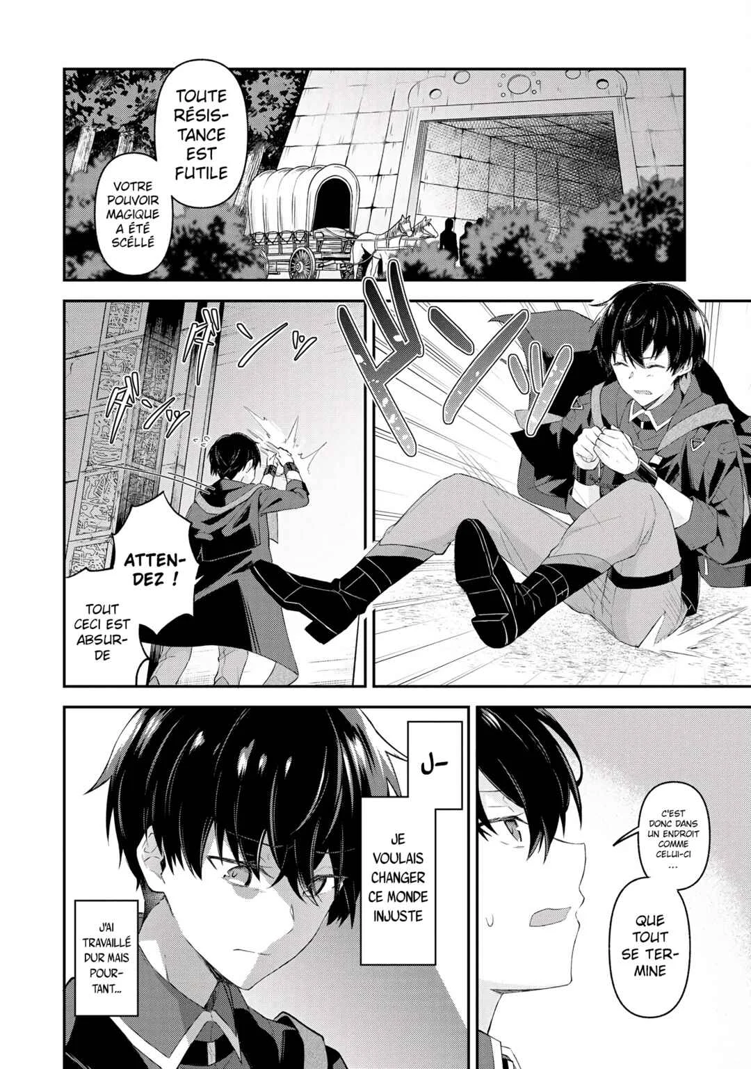 Shinen no Majutsushi ~Hangyakusha to shite Yuuheisareta Ore wa Fushi no Karada to Saikyou no Chikara wo Teniire Boukensha to shite Nariagaru~ Chapitre 1 - Page 6