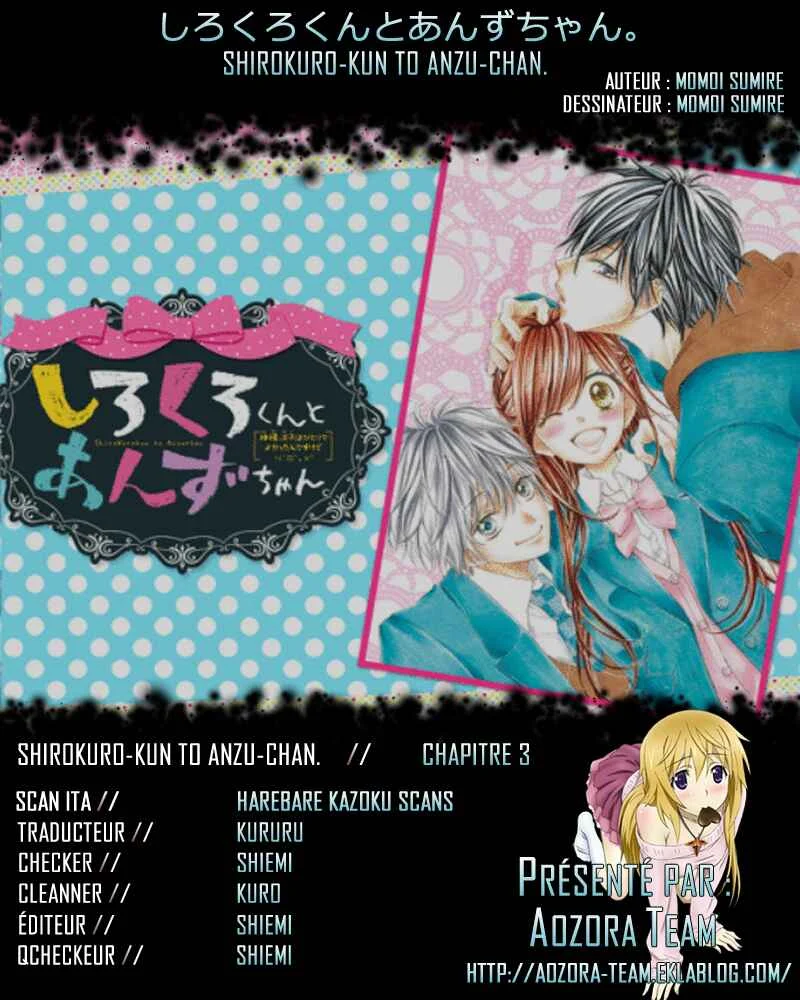 Shirokuro-kun to Anzu-chan. Chapitre 3 - Page 33