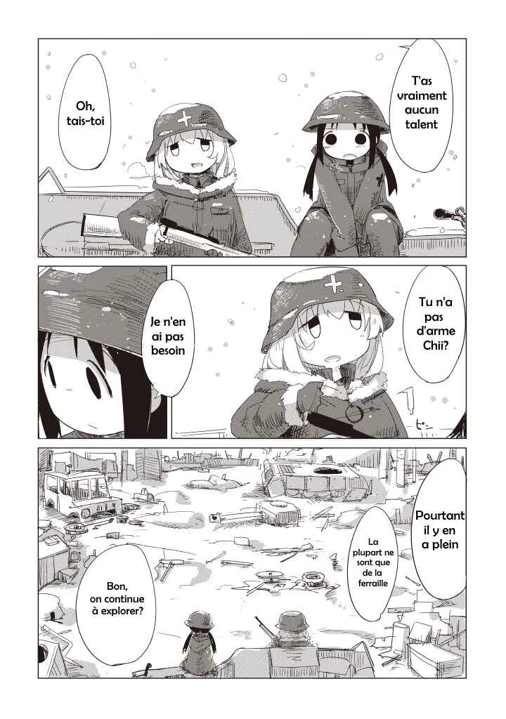 Shoujo Shuumatsu Ryoukou Chapitre 2: Guerre - Page 2