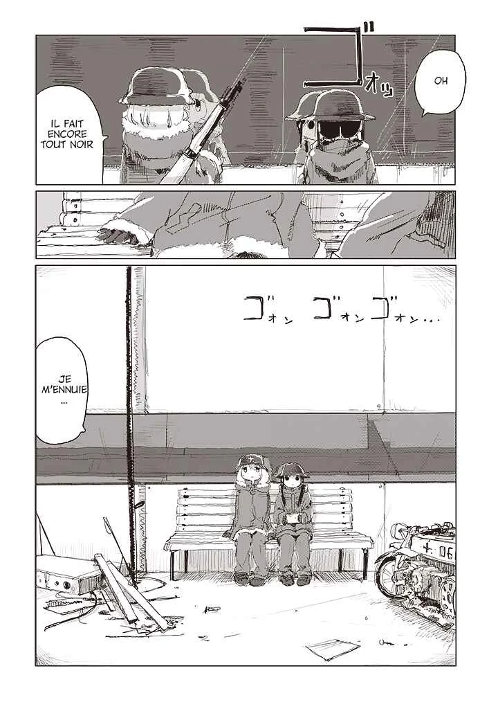 Shoujo Shuumatsu Ryoukou Chapitre 23: Train - Page 1