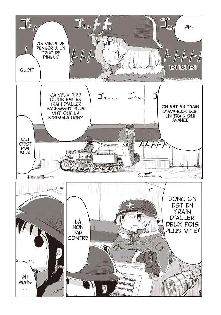 Shoujo Shuumatsu Ryoukou Chapitre 23: Train - Page 3