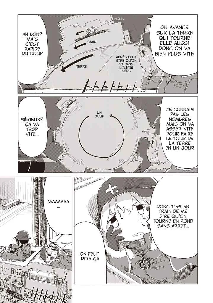 Shoujo Shuumatsu Ryoukou Chapitre 23: Train - Page 4