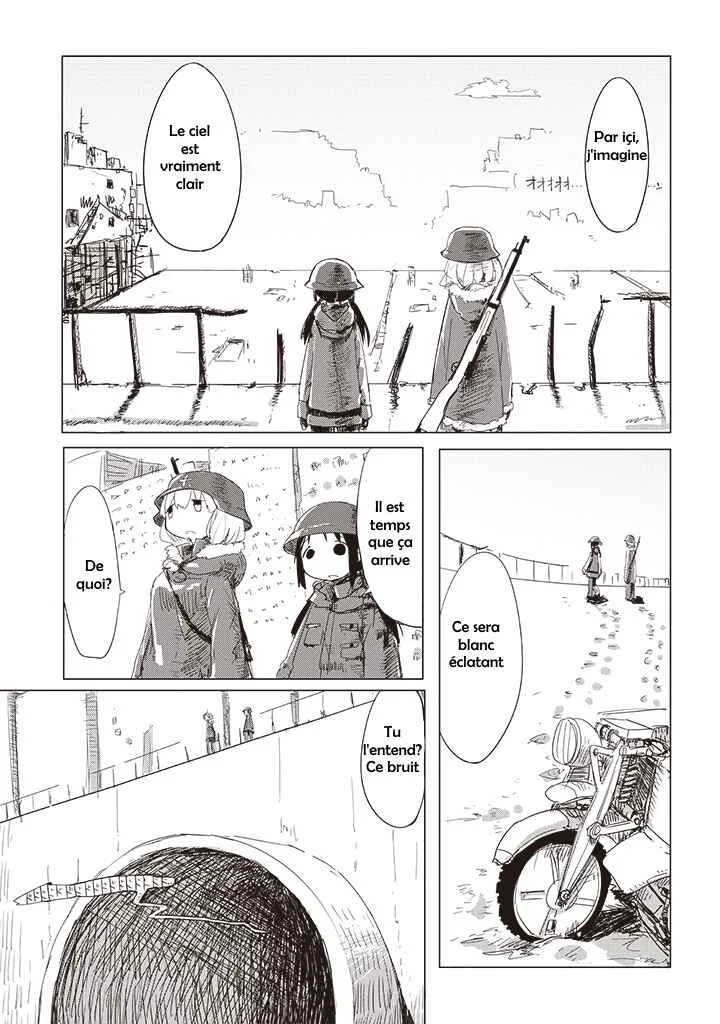 Shoujo Shuumatsu Ryoukou Chapitre 5: Lessive - Page 1