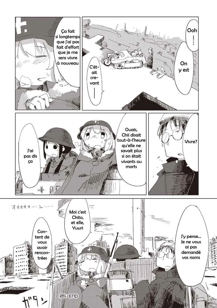 Shoujo Shuumatsu Ryoukou Chapitre 6: Rencontre - Page 17