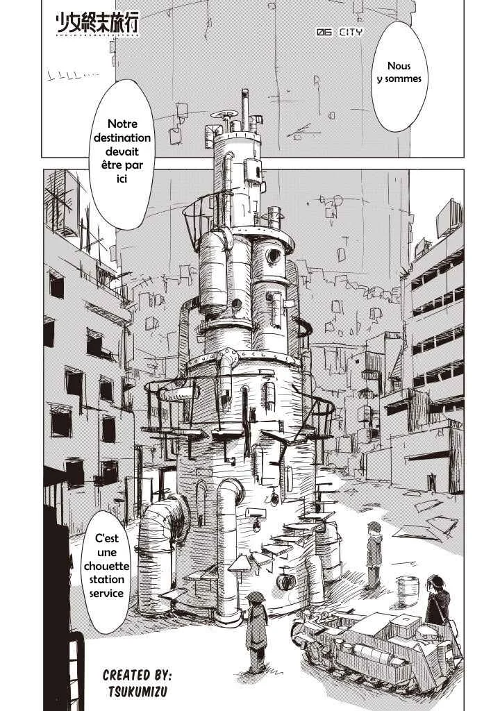 Shoujo Shuumatsu Ryoukou Chapitre 7: Ville - Page 1