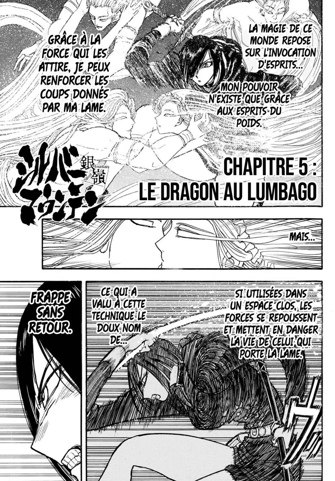 Silver Mountain Chapitre 5: Le dragon au lumbago - Page 1