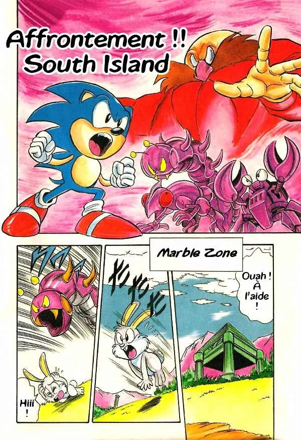 Sonic the Hedgehog Story Comic Chapitre 2: Affrontement !! South Island - Page 3