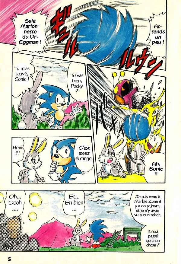 Sonic the Hedgehog Story Comic Chapitre 2: Affrontement !! South Island - Page 4