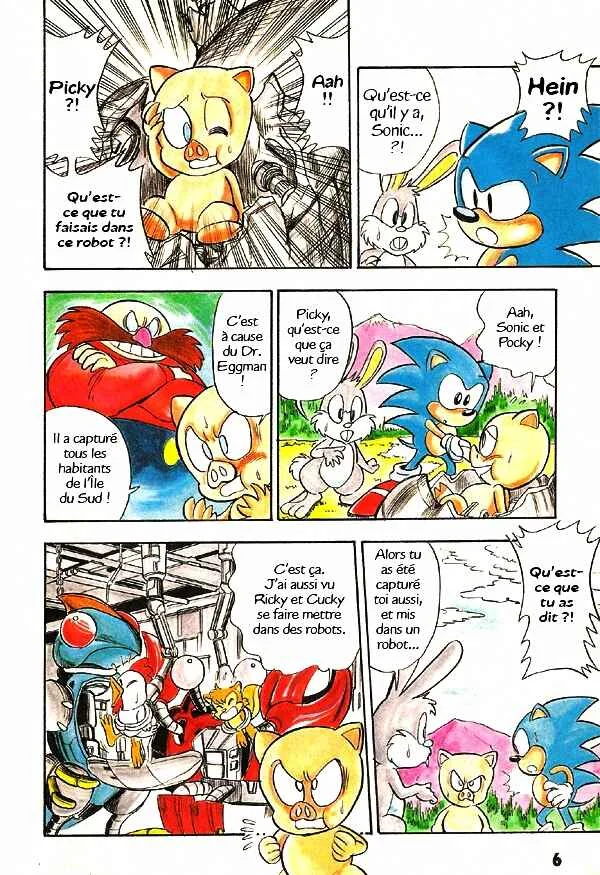Sonic the Hedgehog Story Comic Chapitre 2: Affrontement !! South Island - Page 5