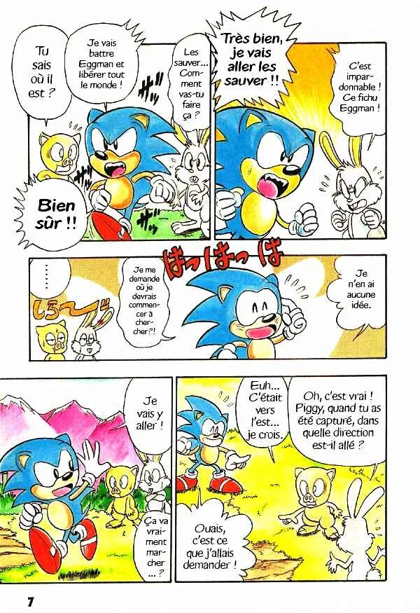 Sonic the Hedgehog Story Comic Chapitre 2: Affrontement !! South Island - Page 6