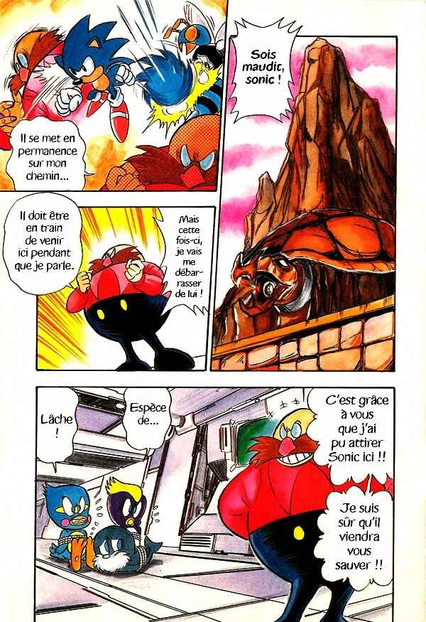 Sonic the Hedgehog Story Comic Chapitre 3: Sonic se déchaîne !! - Page 2