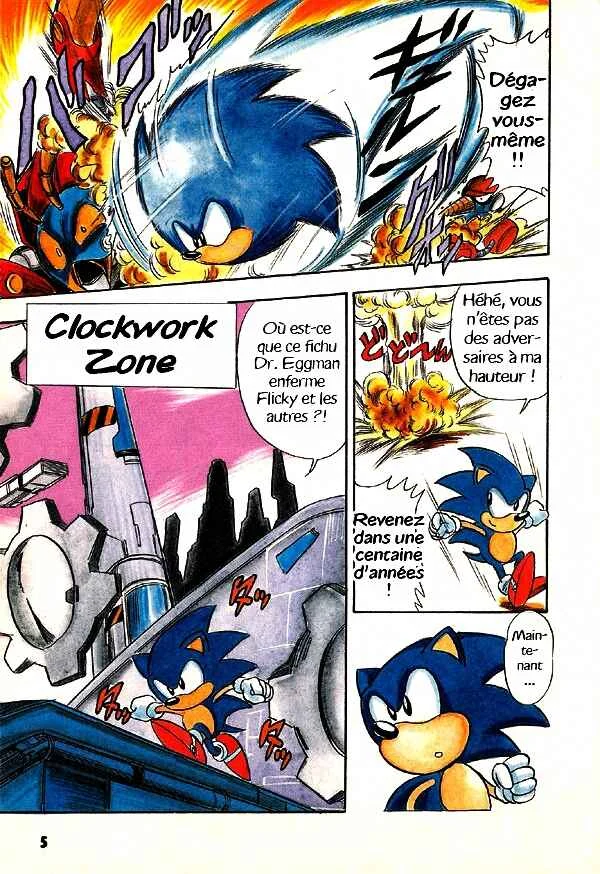Sonic the Hedgehog Story Comic Chapitre 3: Sonic se déchaîne !! - Page 4
