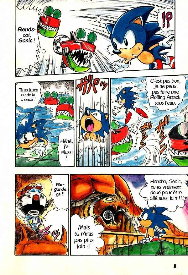 Sonic the Hedgehog Story Comic Chapitre 3: Sonic se déchaîne !! - Page 7