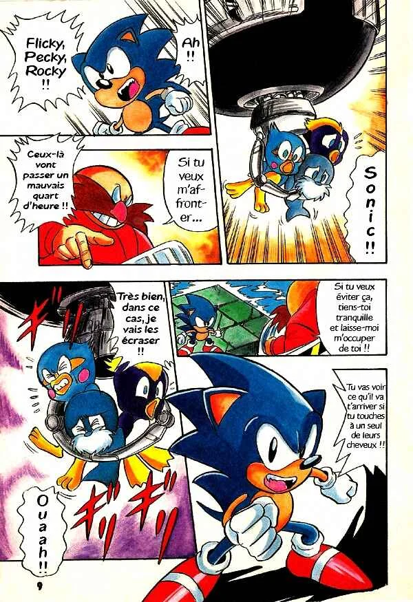 Sonic the Hedgehog Story Comic Chapitre 3: Sonic se déchaîne !! - Page 8