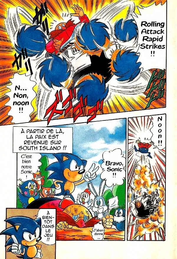 Sonic the Hedgehog Story Comic Chapitre 3: Sonic se déchaîne !! - Page 10