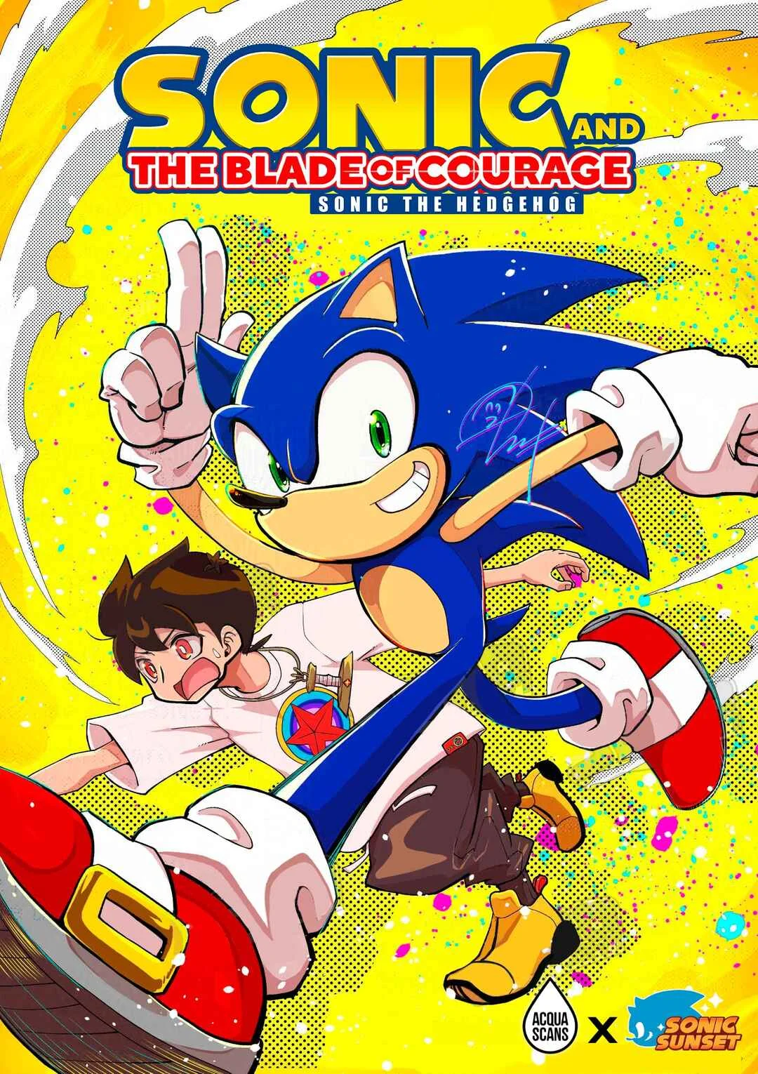 Sonic to Yuuki no Tsurugi Chapitre 1: Sonic et Yûta, l'escargot. - Page 3