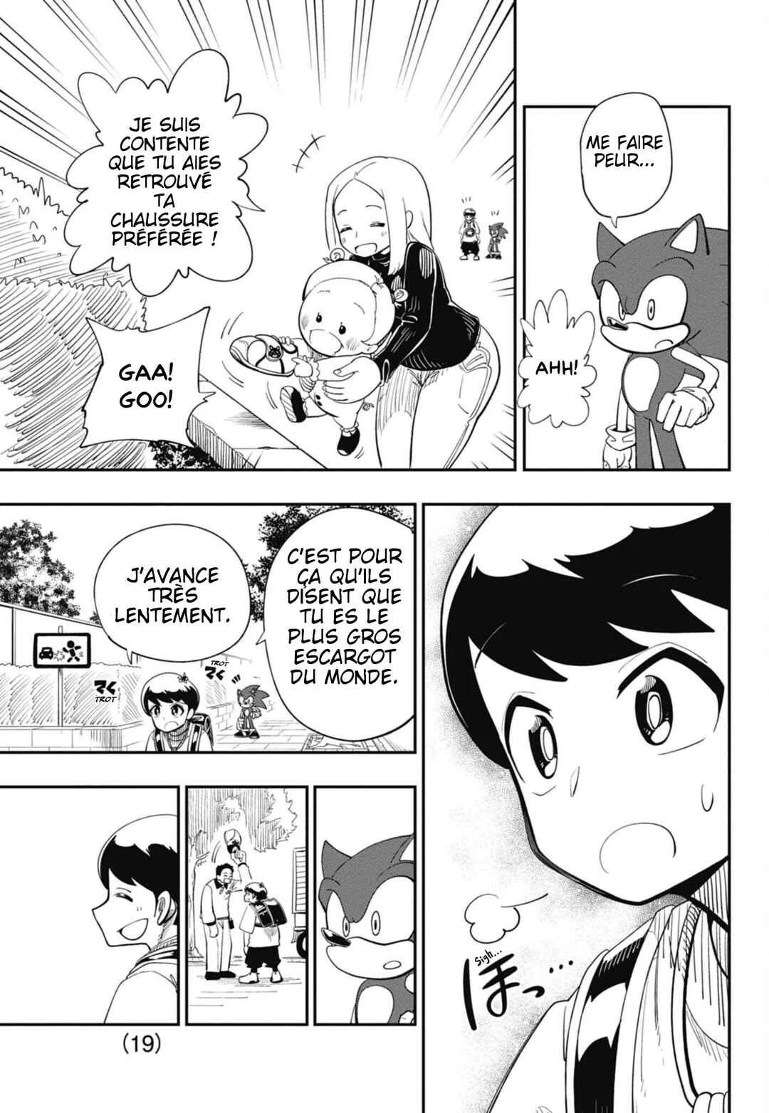 Sonic to Yuuki no Tsurugi Chapitre 1: Sonic et Yûta, l'escargot. - Page 19