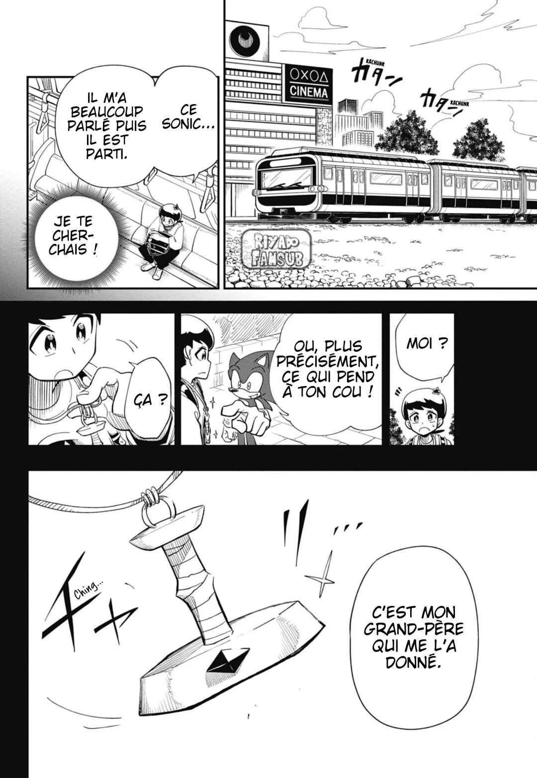 Sonic to Yuuki no Tsurugi Chapitre 1: Sonic et Yûta, l'escargot. - Page 22