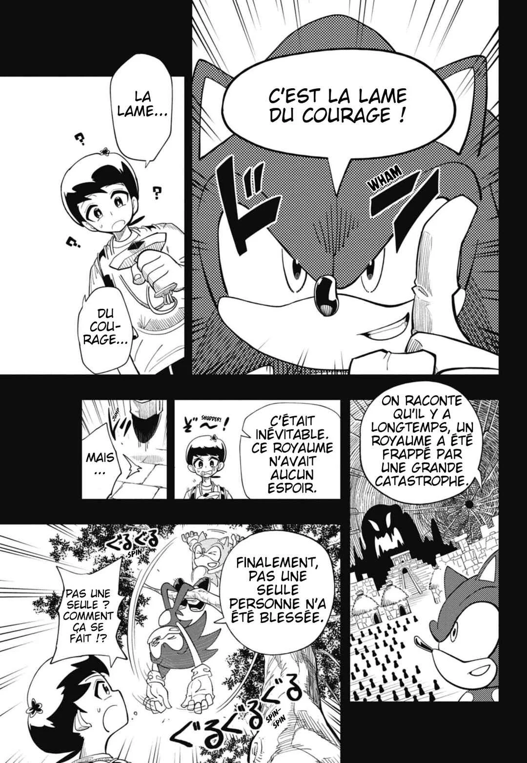 Sonic to Yuuki no Tsurugi Chapitre 1: Sonic et Yûta, l'escargot. - Page 23