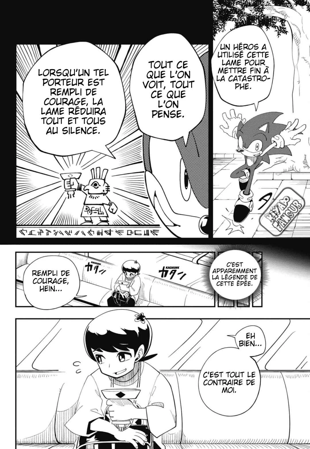 Sonic to Yuuki no Tsurugi Chapitre 1: Sonic et Yûta, l'escargot. - Page 24