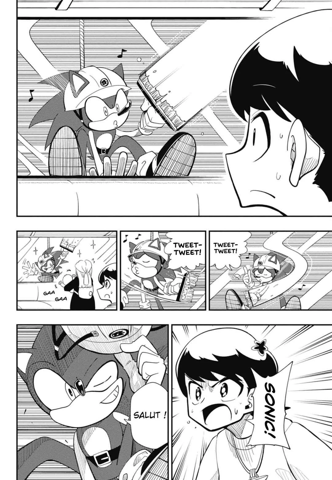 Sonic to Yuuki no Tsurugi Chapitre 1: Sonic et Yûta, l'escargot. - Page 28