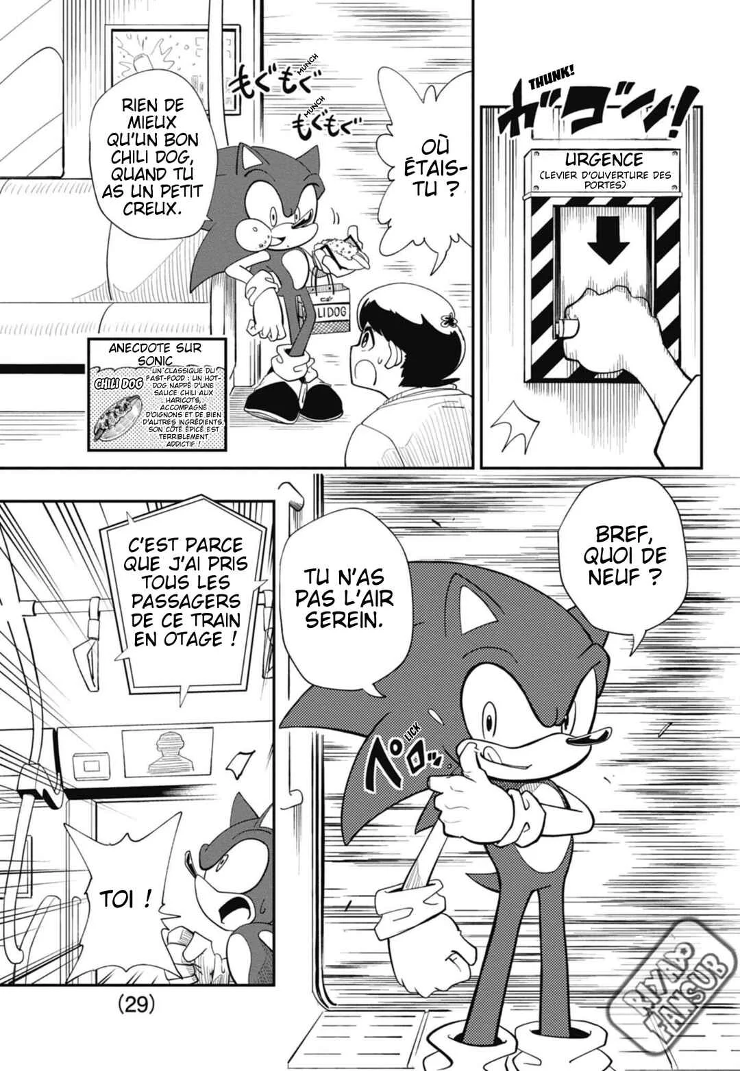 Sonic to Yuuki no Tsurugi Chapitre 1: Sonic et Yûta, l'escargot. - Page 29