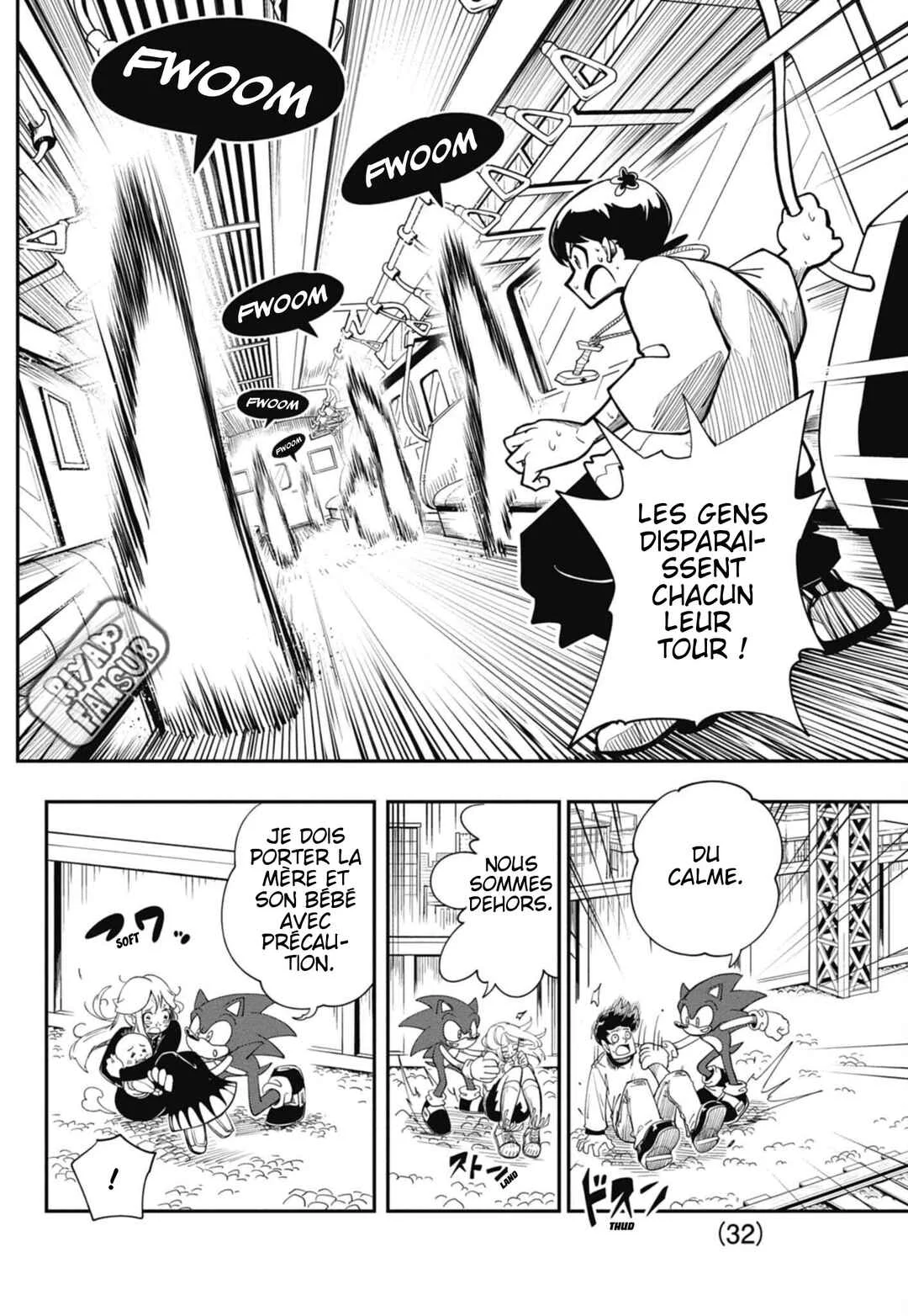 Sonic to Yuuki no Tsurugi Chapitre 1: Sonic et Yûta, l'escargot. - Page 32
