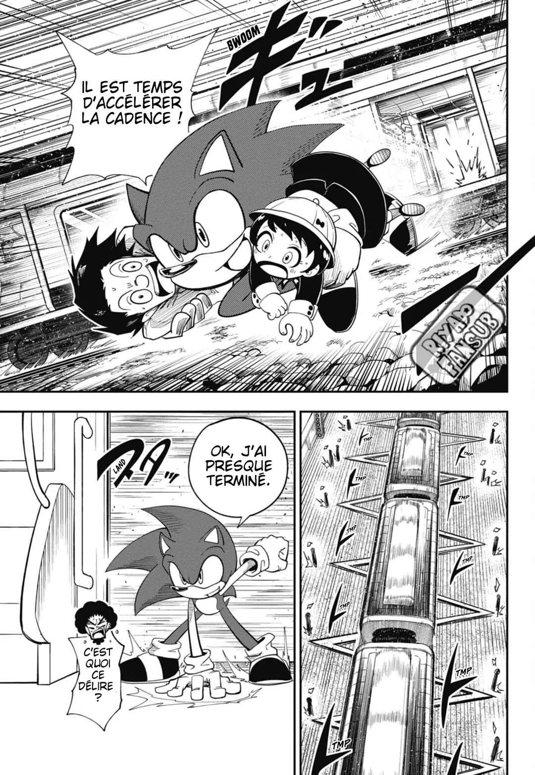 Sonic to Yuuki no Tsurugi Chapitre 1: Sonic et Yûta, l'escargot. - Page 33