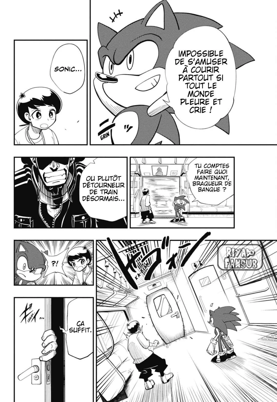 Sonic to Yuuki no Tsurugi Chapitre 1: Sonic et Yûta, l'escargot. - Page 34
