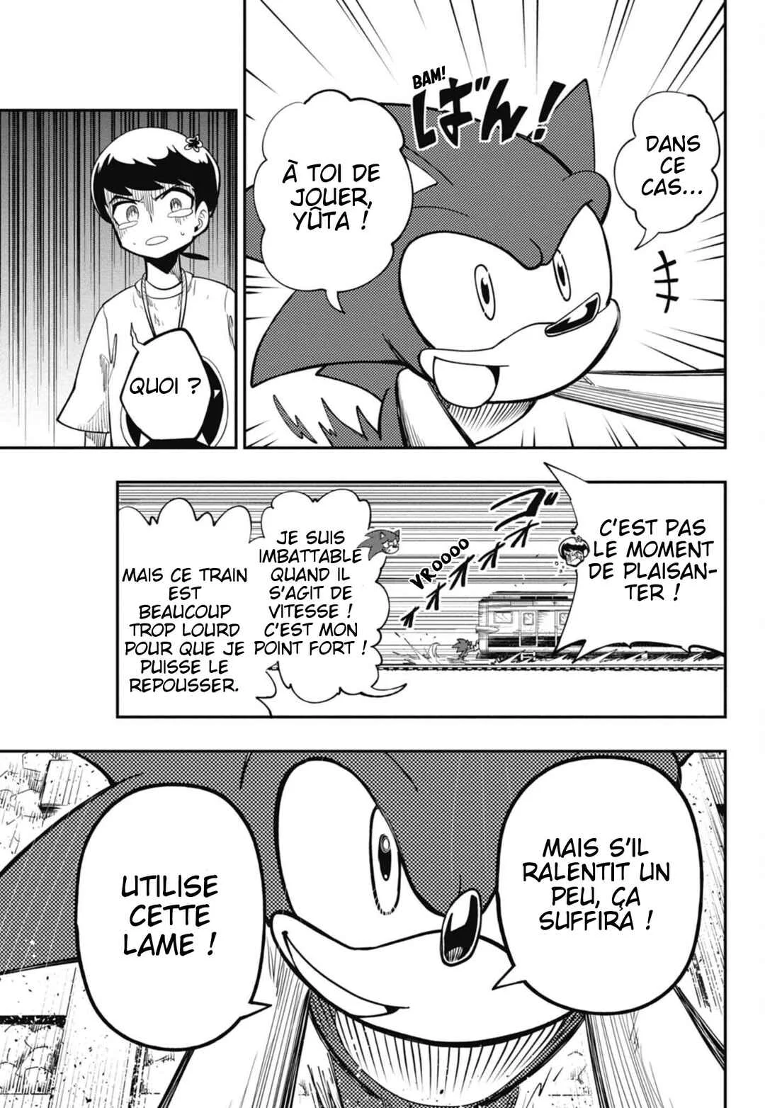 Sonic to Yuuki no Tsurugi Chapitre 1: Sonic et Yûta, l'escargot. - Page 41