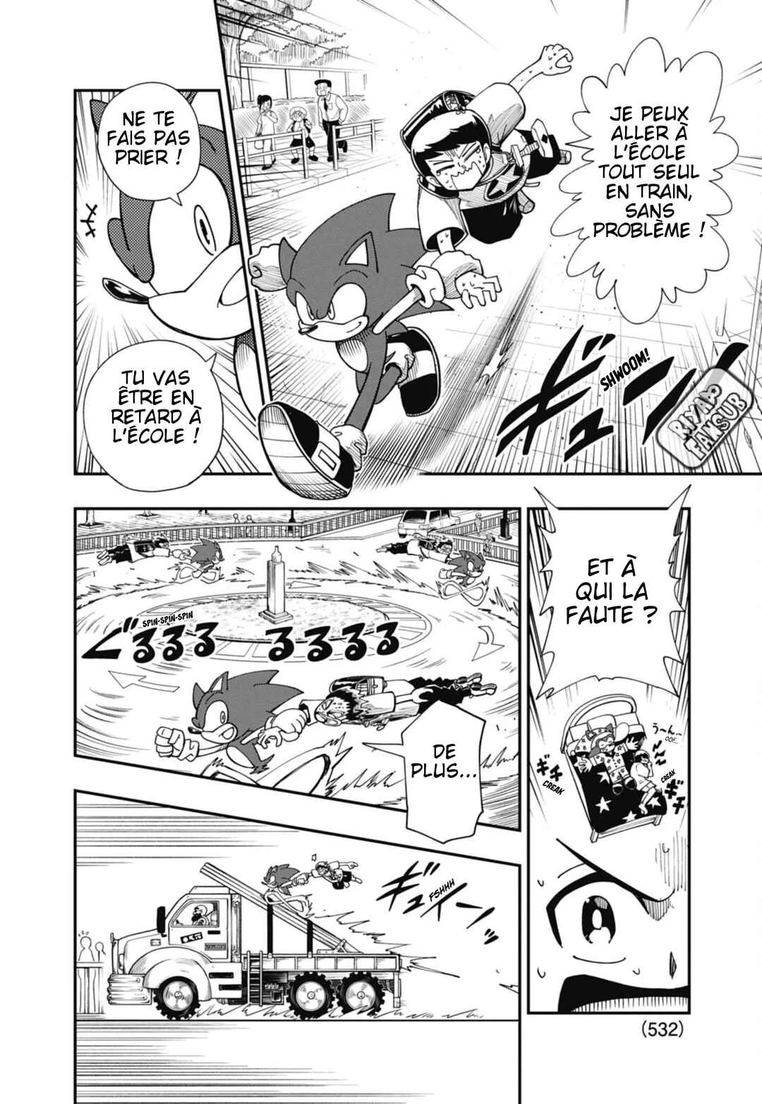Sonic to Yuuki no Tsurugi Chapitre 2: Ce dont tu as besoin. - Page 9